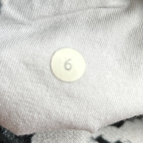 Lululemon Scuba Hoodie 3 Full Zip Black White Static Mist Jacket Size 6 - Picture 14 of 16